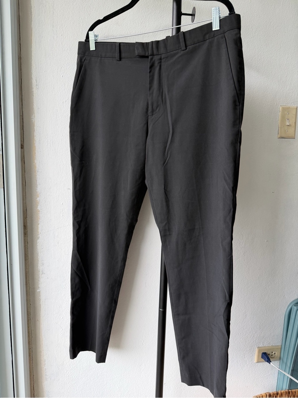 Perry Ellis Men's Dark Grey Dress Slacks